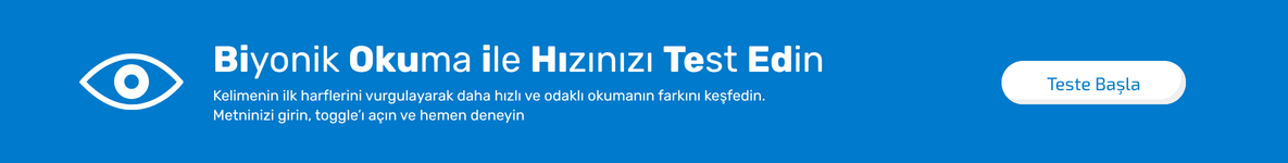 Biyonik Okuma Banner